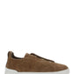Suede Triple Stitch™ Low Top Sneakers - Tobacco