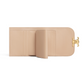 Small Wallet Triomphe in Shiny Calfskin - Oat Beige