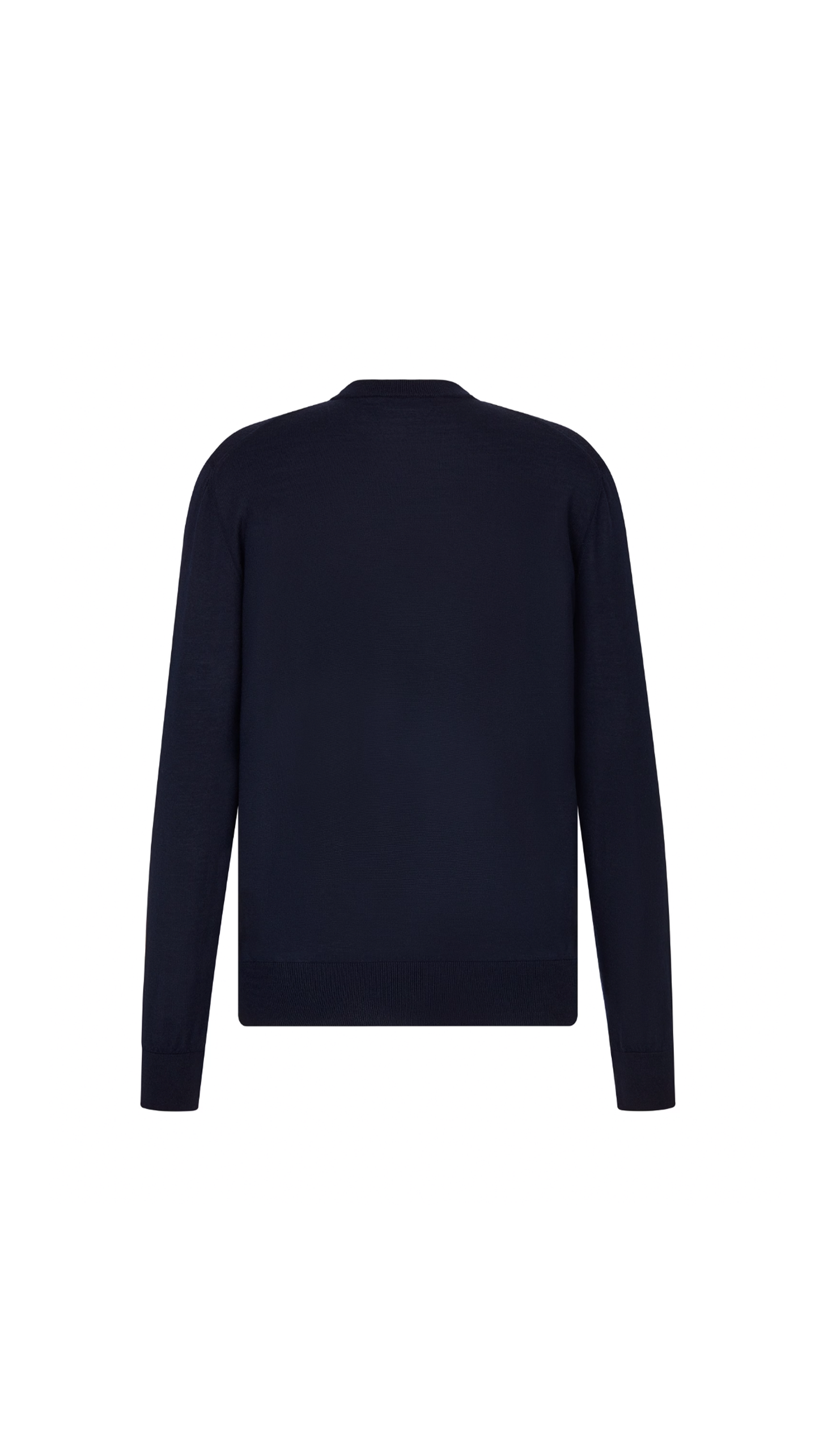 Sweater with CD Icon Signature - Navy