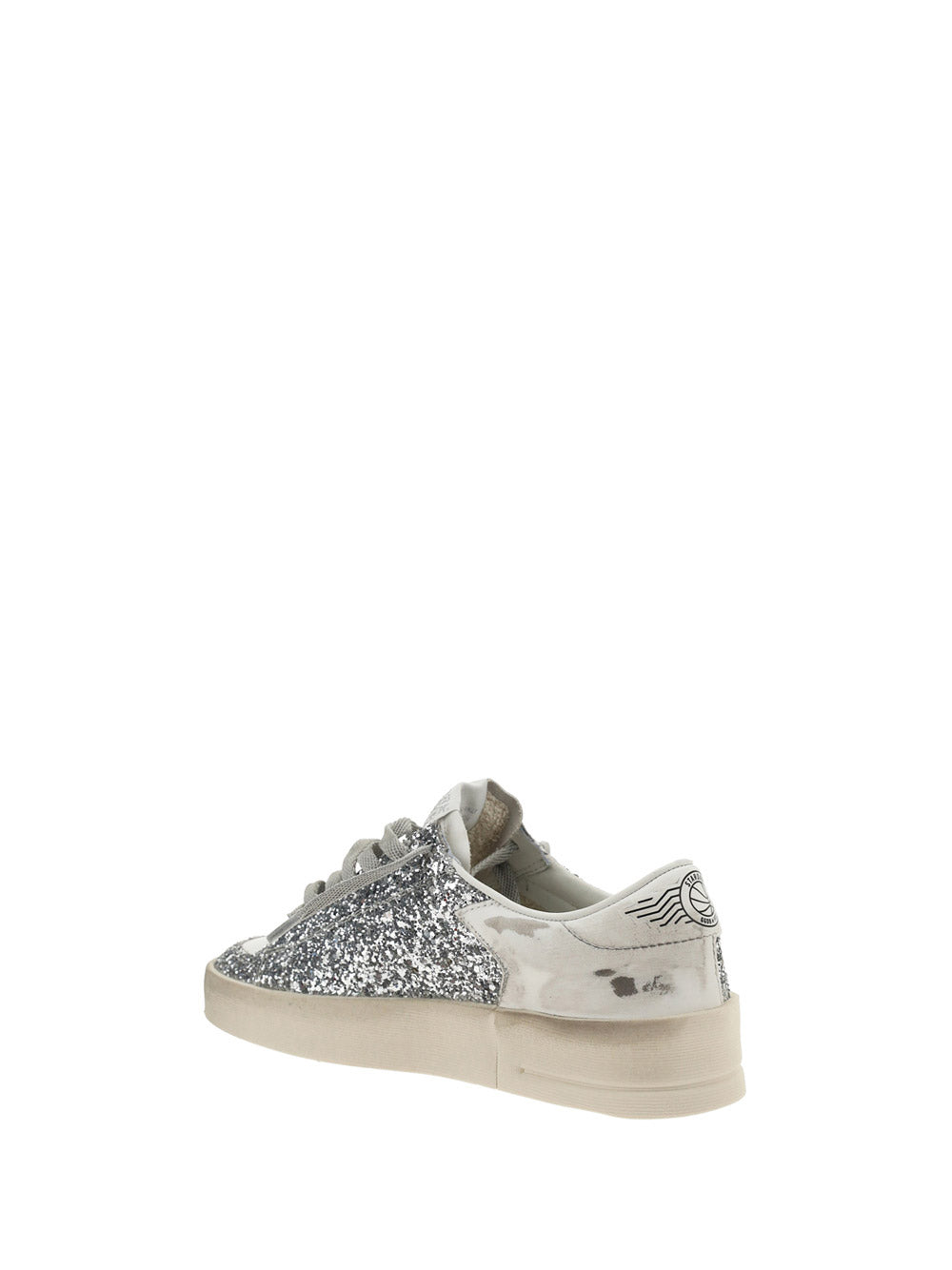 Stardan Glitter Sneakers - White/Silver