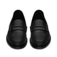 Le Loafer Penny Slippers in Smooth Leather - Black