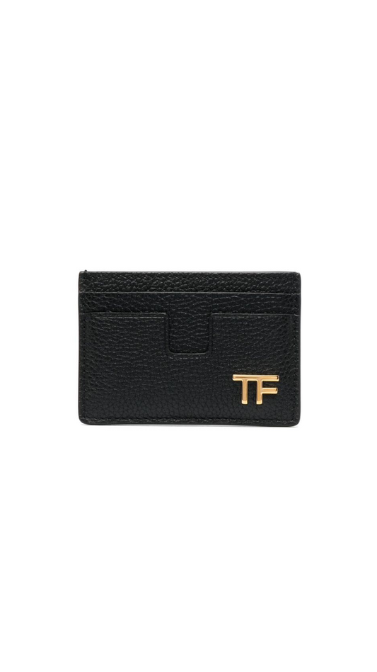 Grain Leather Classic Cardholder - Black