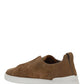 Suede Triple Stitch™ Low Top Sneakers - Tobacco