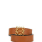 Reversible Anagram Belt in Smooth Calfskin - Tan/Black/Gold