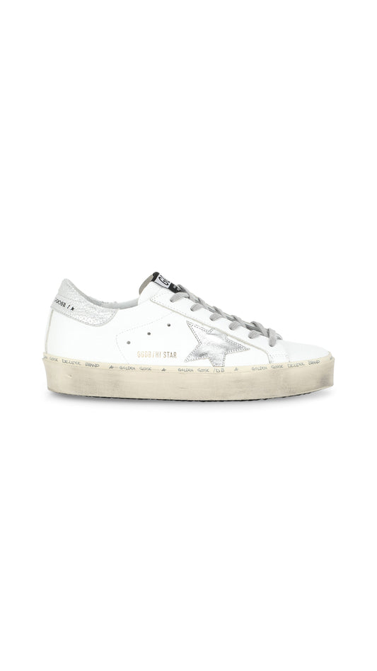 Hi Star Sneakers - White/Silver