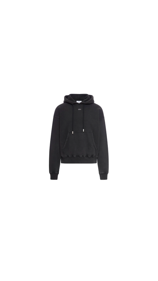 Off Stamp Caravaggio Mary Hoodie - Black