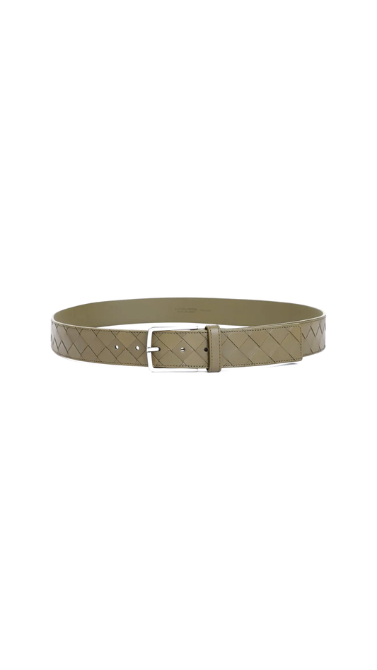 Intrecciato Belt - Mud Silver