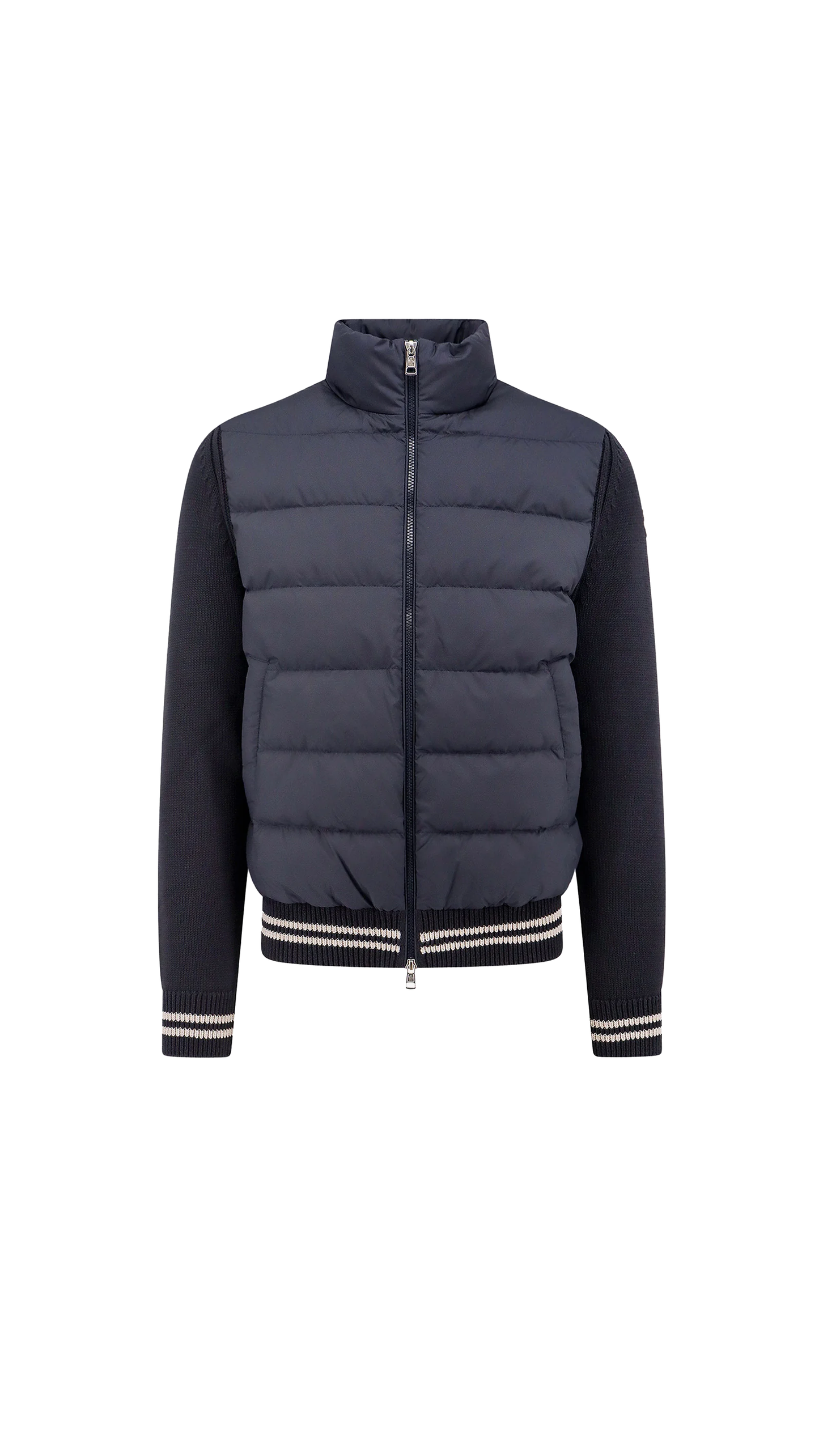 Long Padded Jacket - Blue