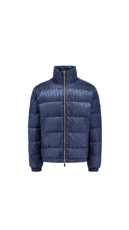 Dior Oblique Down Jacket - Blue