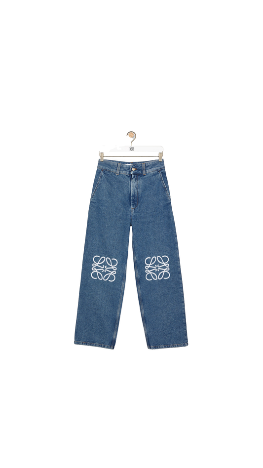 Anagram Baggy Jeans - Blue