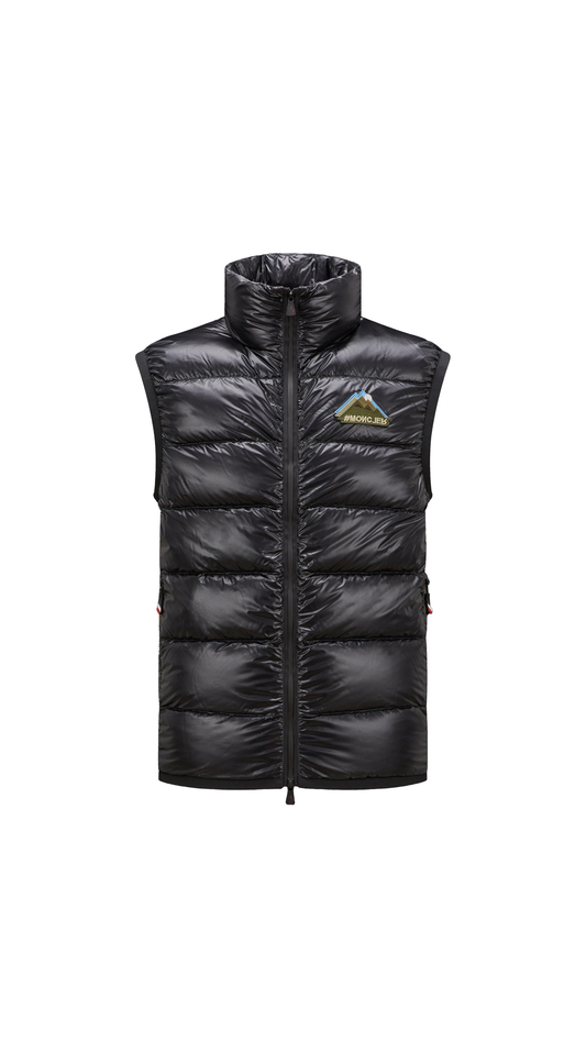 Jersy Down Vest - Black