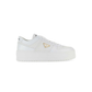 Downtown Bold Leather Sneakers - White