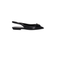 Anaïs Slingback Flats in Smooth and Patent Leather -Black