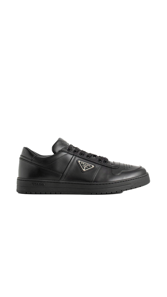 Downtown Leather Sneakers - Black