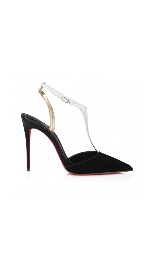 Athina Suede Pump - Black