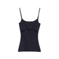 Anagram Strappy Top in Cotton - Ocean Blue