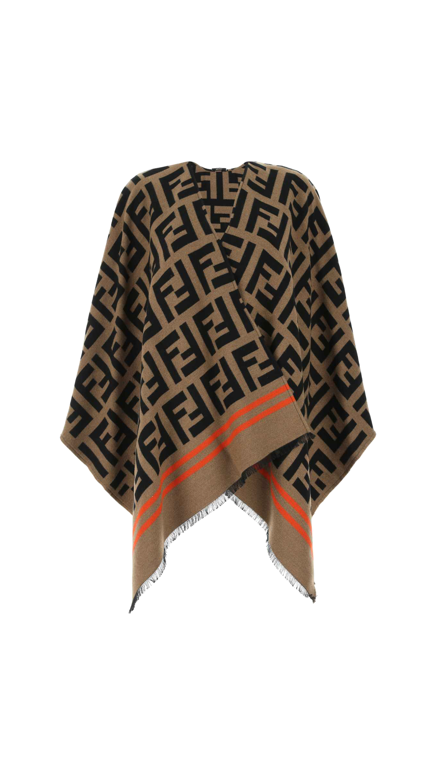 FF Wool and Poncho - Black/Brown/Orange