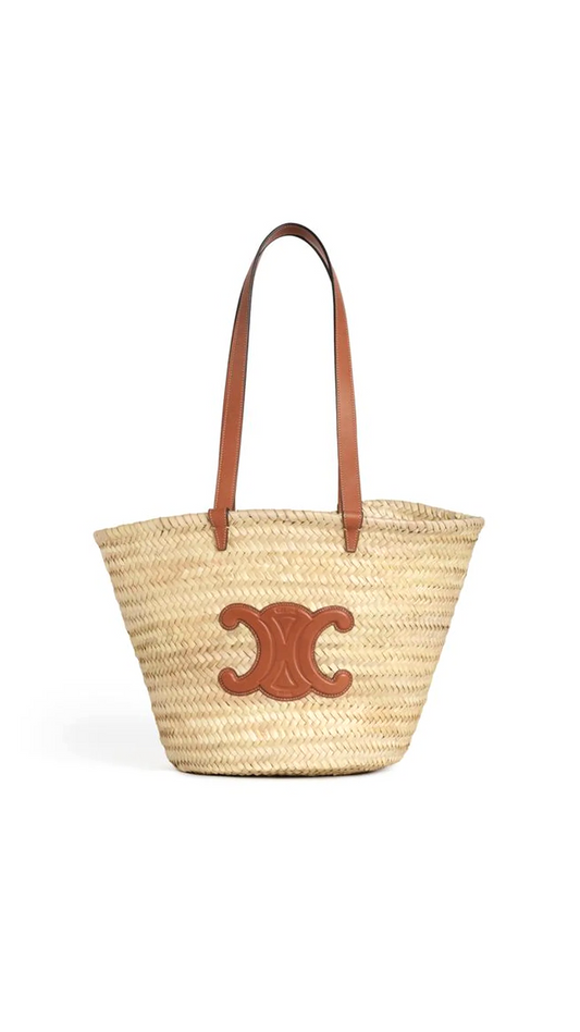 Medium Triomphe Classic Panier - Tan