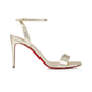 Loubigirl Strappy Sandal - Platine