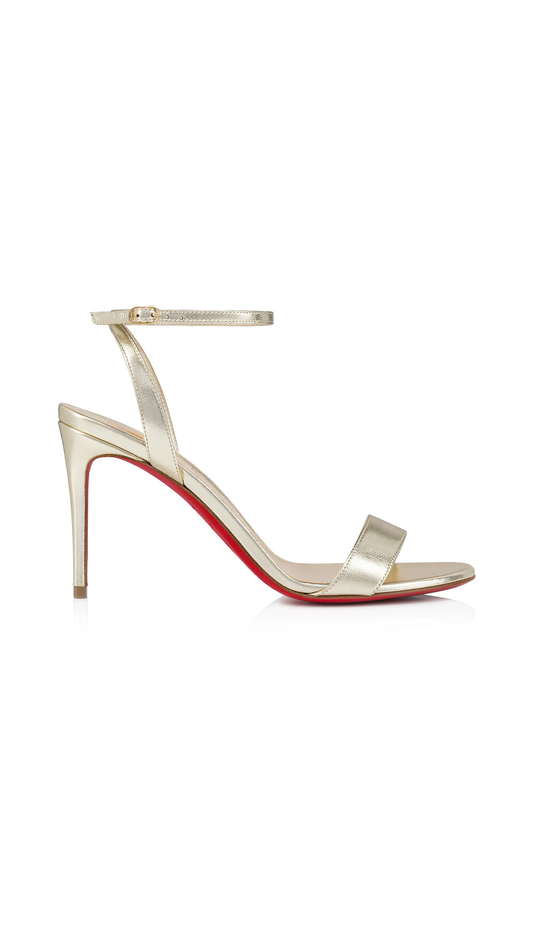 Loubigirl Strappy Sandal - Platine