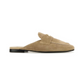 Penny Suede Slipper Loafer - Ecru