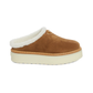 Suede Shearling Clogs - Cinamon