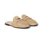 Penny Suede Slipper Loafer - Ecru