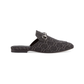 Denim Princetown Slipper - Black