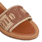 Lympia Mule in Raffia - Brown
