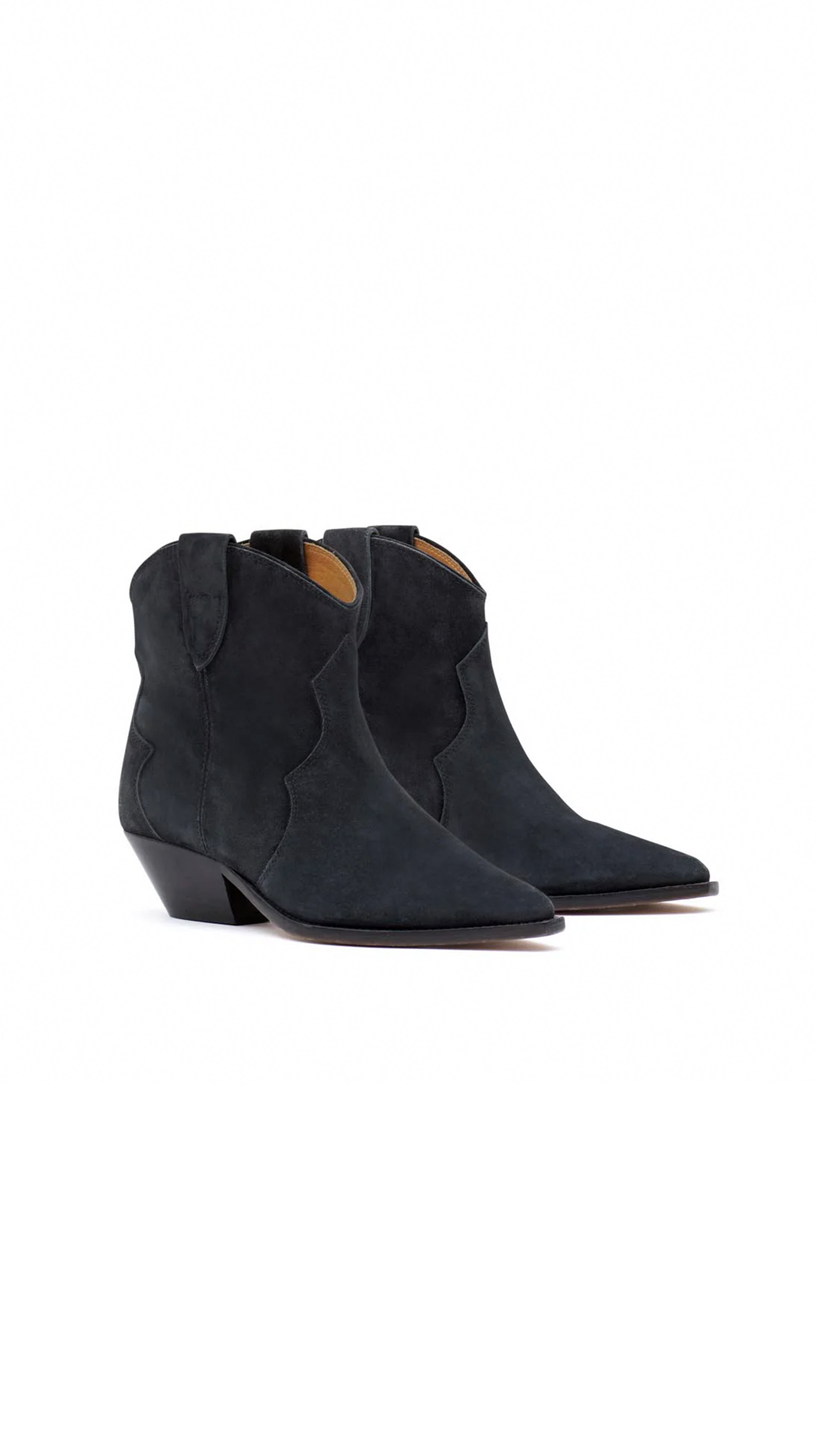 Dewina Suede Boots - Black