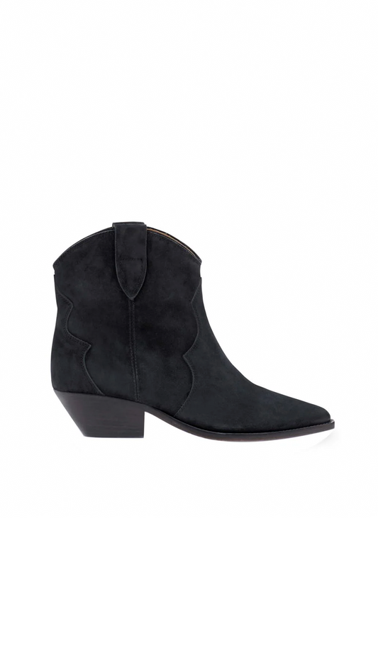 Dewina Suede Boots - Black