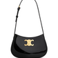Medium Tilly Bag in Patent Calfskin - Black