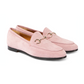 Jordaan Horsebit Suede Loafer - Pink