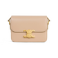 Teen Triomphe Bag in Shiny Calfskin - Oat Beige