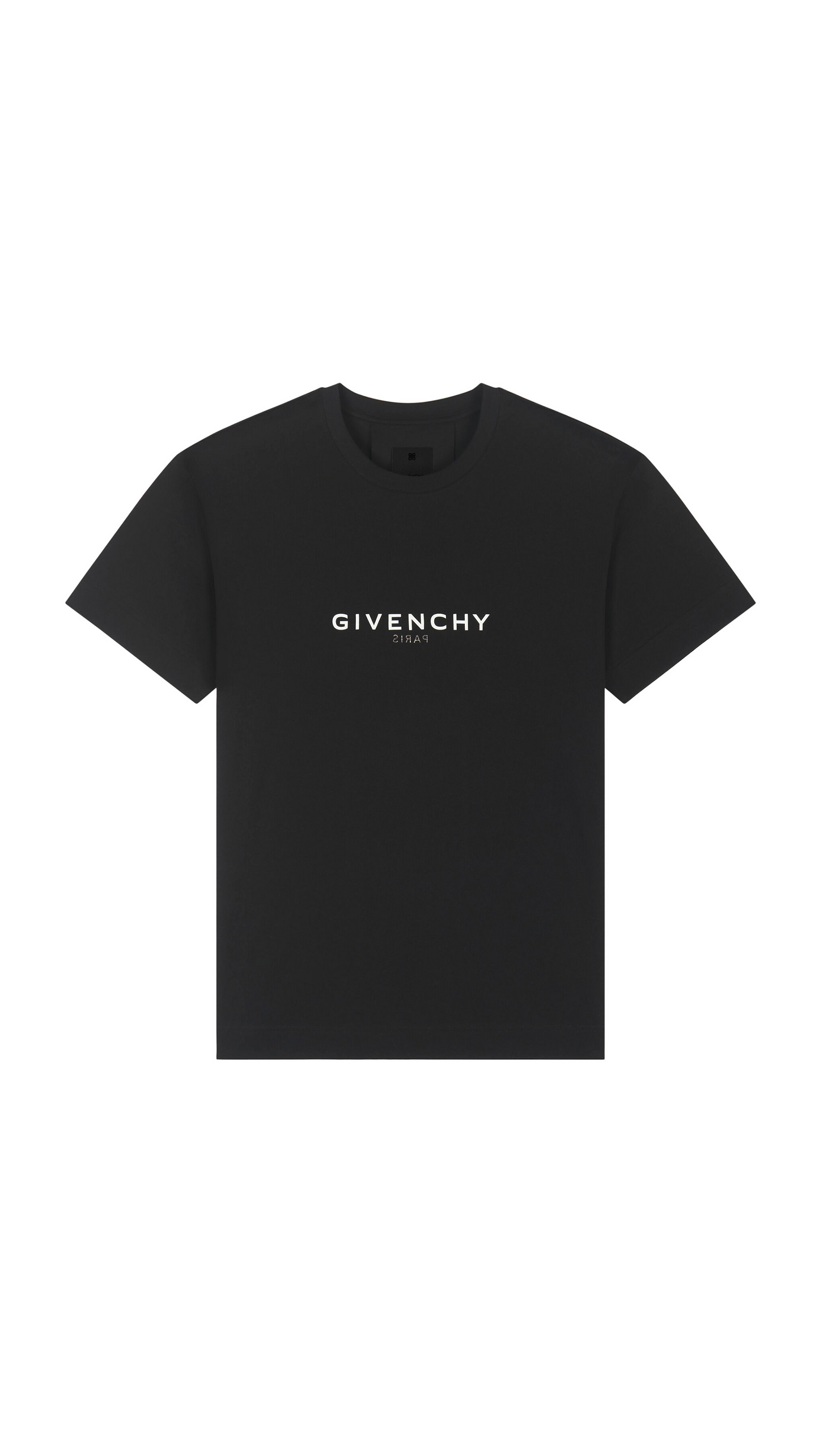 Reverse Oversized T-Shirt in Cotton - Black