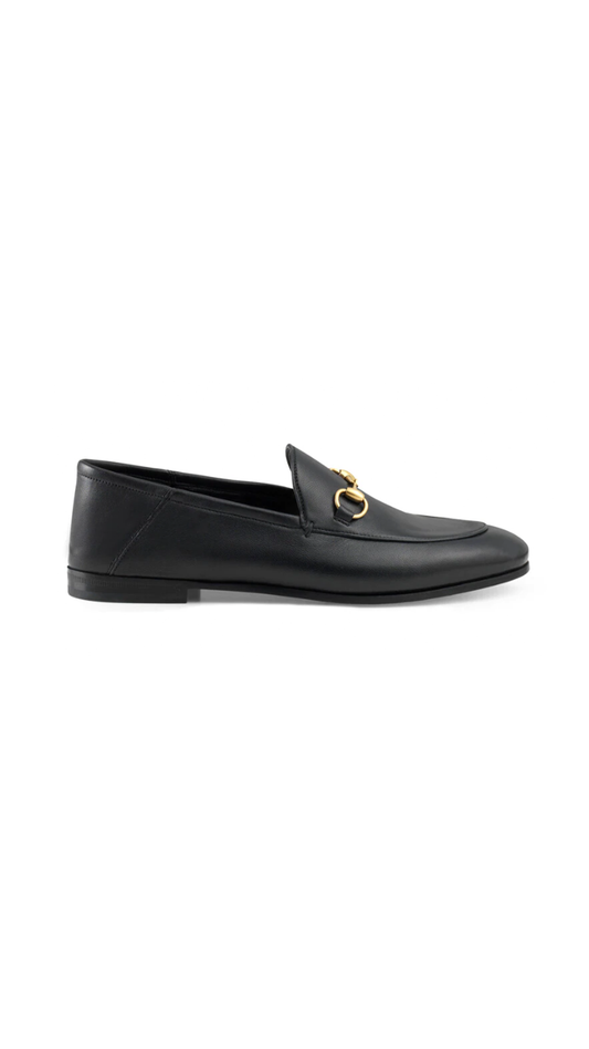 Leather Horsebit Loafer - Black