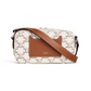 Mini Messenger Box in Triomphe Canvas and Calfskin - Tan/Ecru