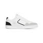 CT-10 Low Sneaker in Calfskin and Suede - Optical White/Grey/Black