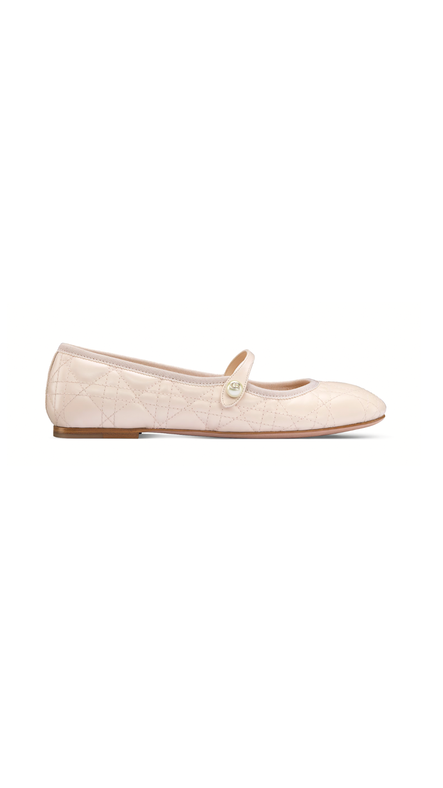 Dior Cannage Ballet Flat - Rose Quartz