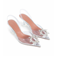 Begum Glass Slingback Pump - Transparent