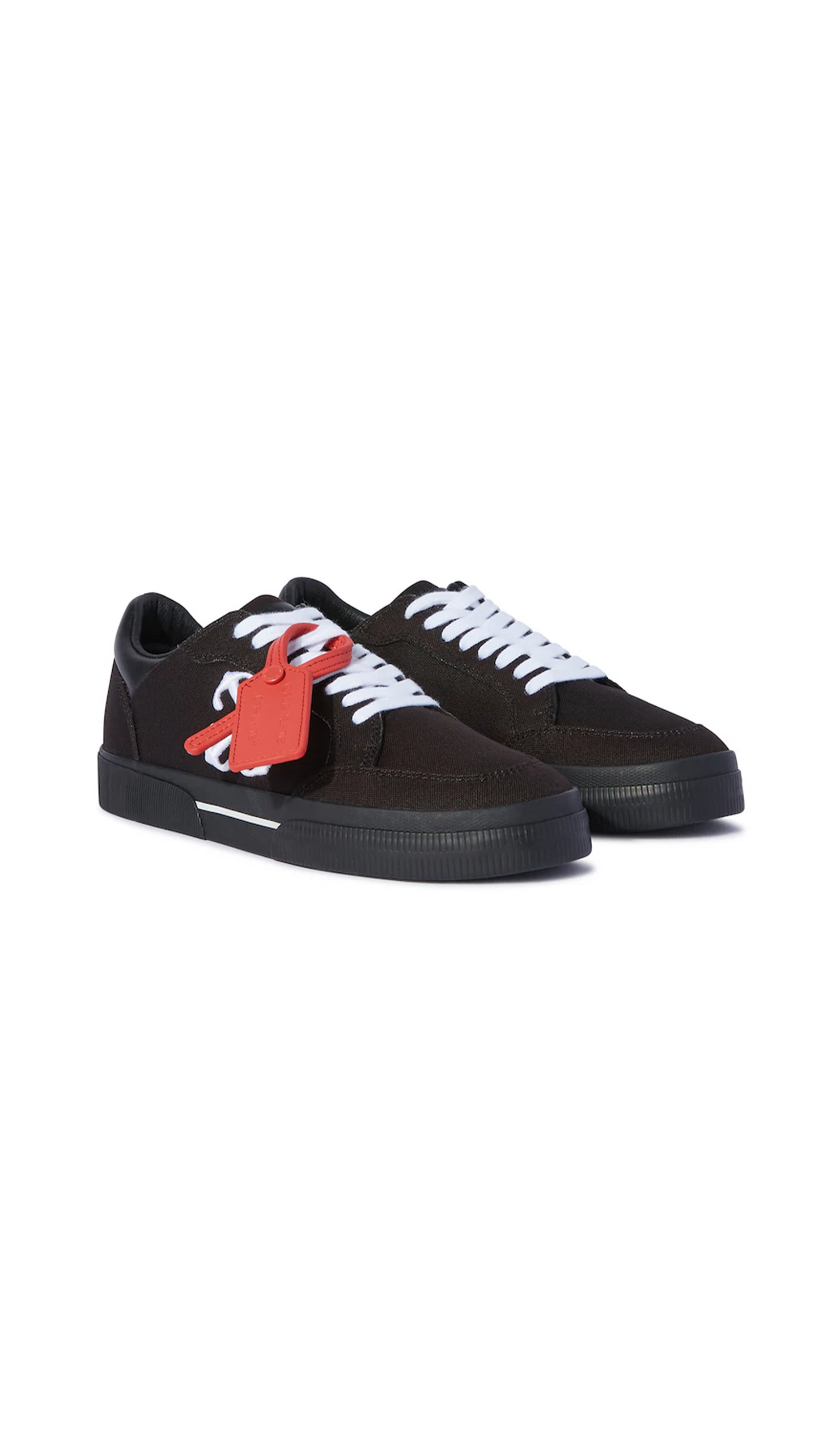 Canvas Vulcanized Sneakers - Black