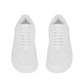 Bump Sneakers in Smooth Leather- Optic White