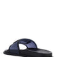 Baguette Slides - Blue / Black