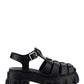 Monolith Rubber Sandals - Black