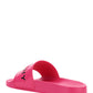 Flat Sandals - Neon Pink