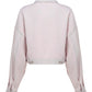 Cropped Organic Denim Jacket - Pale Pink