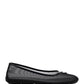 Logo Plaque & Mesh Ballerina - Black