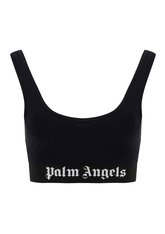 Logo Sports Bra - Black