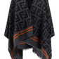 FF Logo Poncho - Black