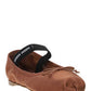 Satin Ballerinas - Cocoa Brown
